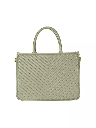 LES VISIONNAIRES | Bolso de cuero - Tot Bag LENA QUILTING | dunkelgrün